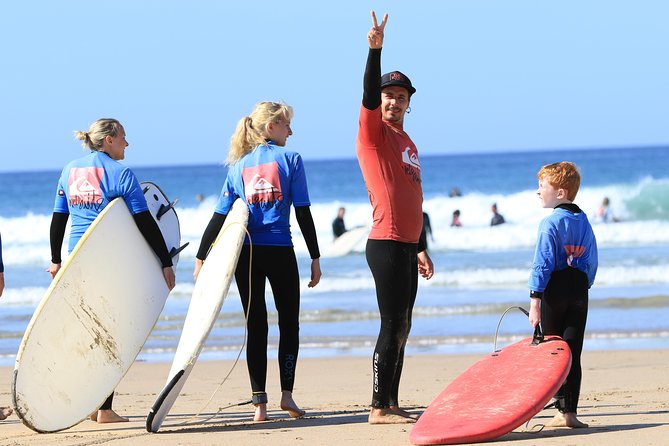Surf Lesson - Fistral Beach gives beginners a helpful classroom