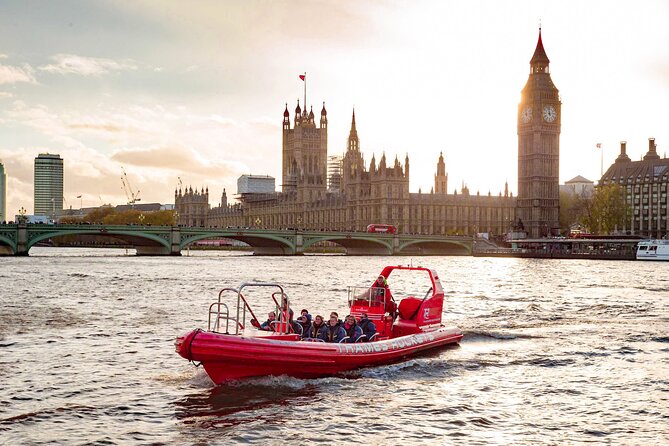 Thames Rockets Sunset London Speedboat Experience - Price, group size, and what you receive