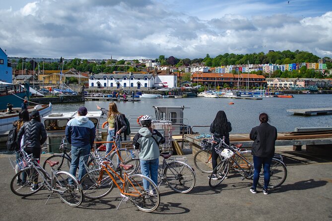 The Best of Bristol Bike Tour - Two Banksy murals with different settings