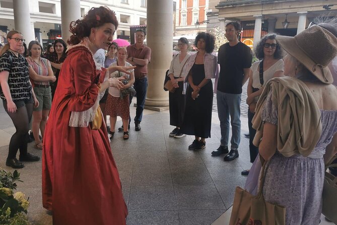 Theatrical Walking Tour with Harlots, Strumpets and Tarts - A small group makes the performance work