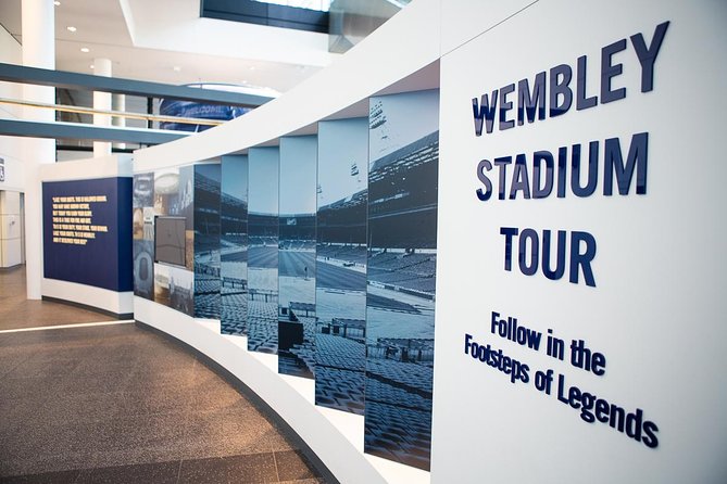 Tour of Wembley Stadium in London - Pitch-side views and the Royal Box