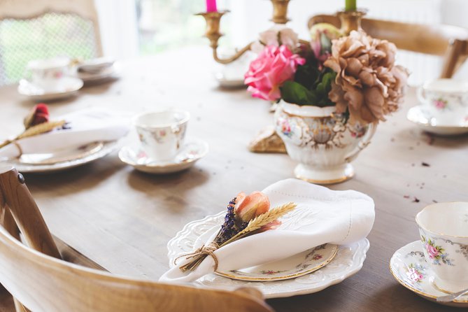 Traditional Afternoon Tea Experience and Baking Class in Stratford-upon-Avon - Sitting down to the finished afternoon tea
