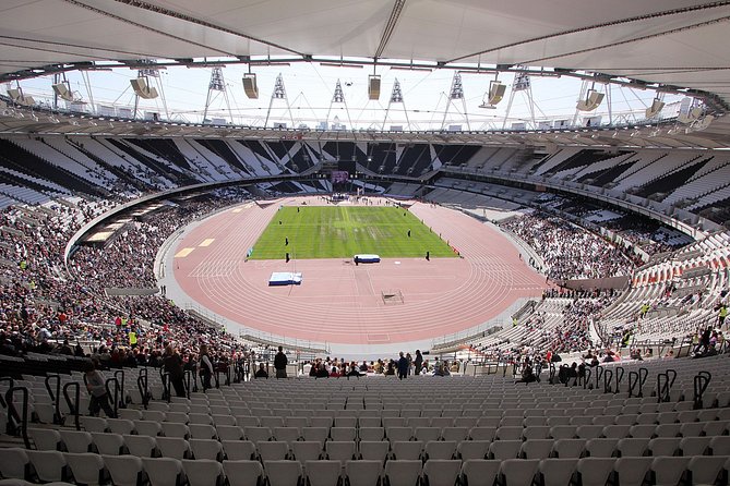 West Ham United FC London (Olympic) Stadium Tour - Pitchside seats and the players’ tunnel