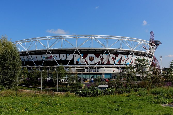 West Ham United FC London (Olympic) Stadium Tour - Changing rooms and the matchday version