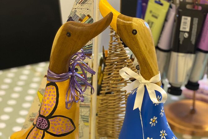 Wooden Duck Painting or Pottery Painting-Take item home same day - Getting there and planning your time