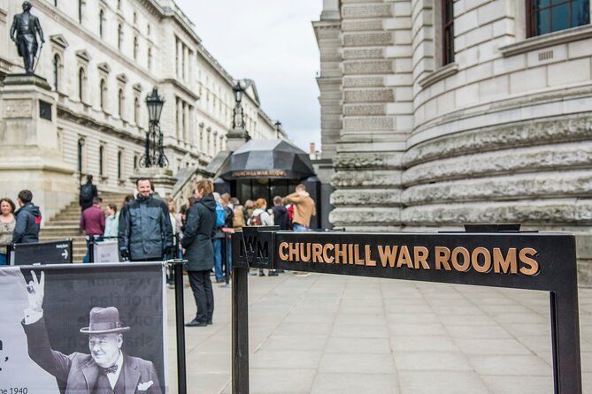 WW2 London Walking Tour & Churchill War Rooms Entrance Ticket - Entering Churchill’s underground headquarters